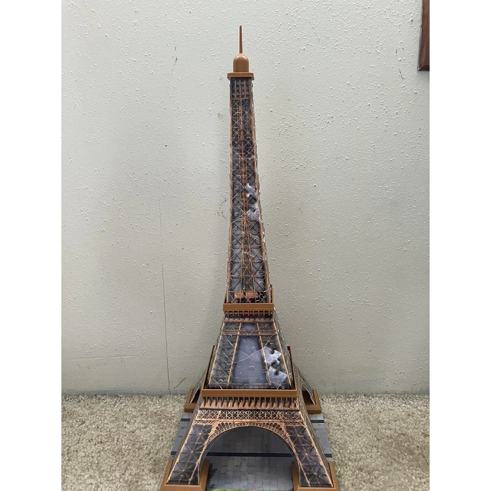 Ravensburger La Tour Eiffel Tower‎ Paris 3D Puzzle 216 Pieces BOX Directions